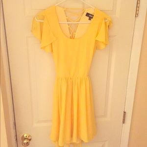 Summer Lace-up back dress